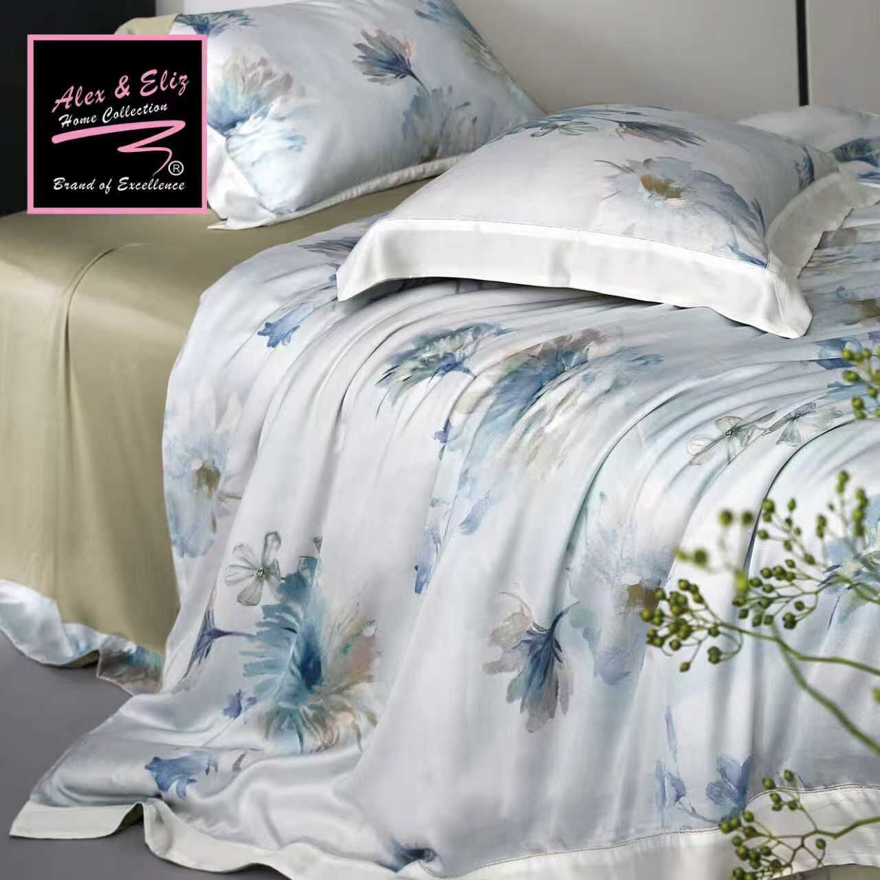 2460針<鑽石系列>柔滑純棉床笠枕袋-25193