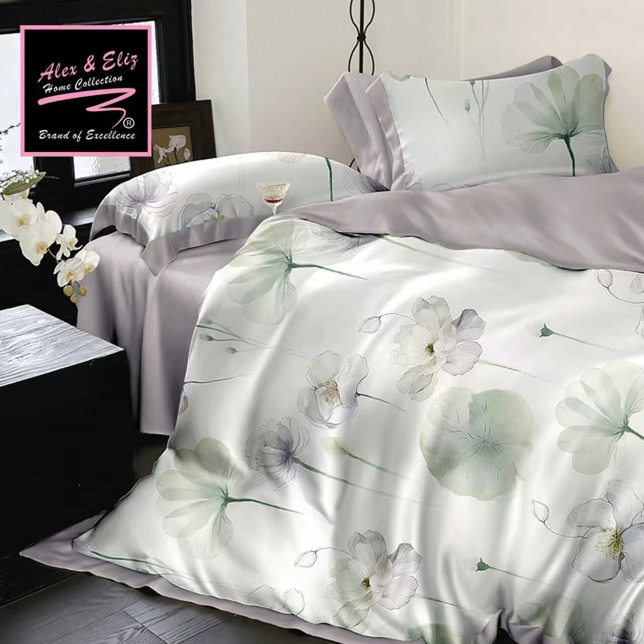 2460針<鑽石系列>柔滑純棉床笠枕袋-25192