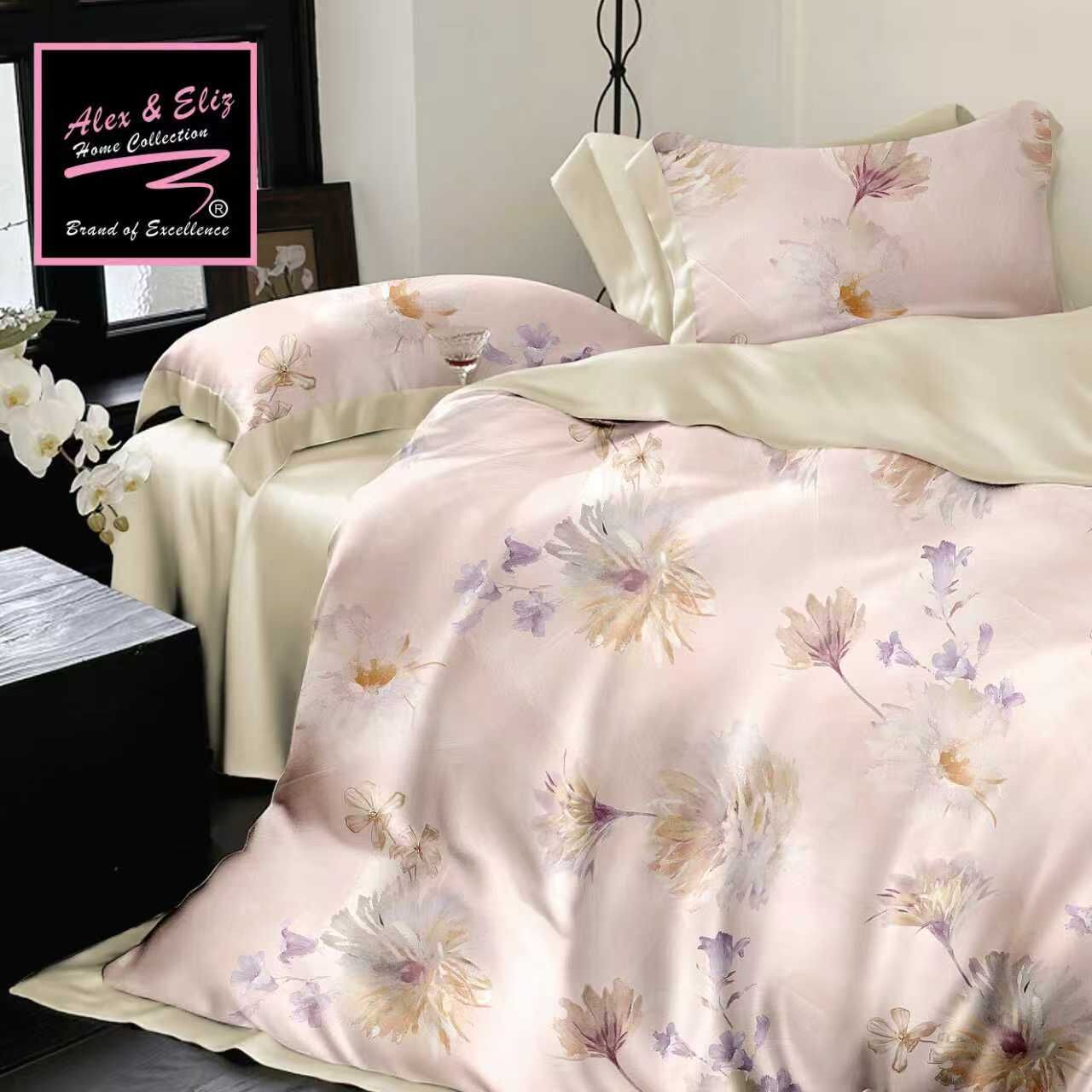 2460針<鑽石系列>柔滑純棉床笠枕袋-25196