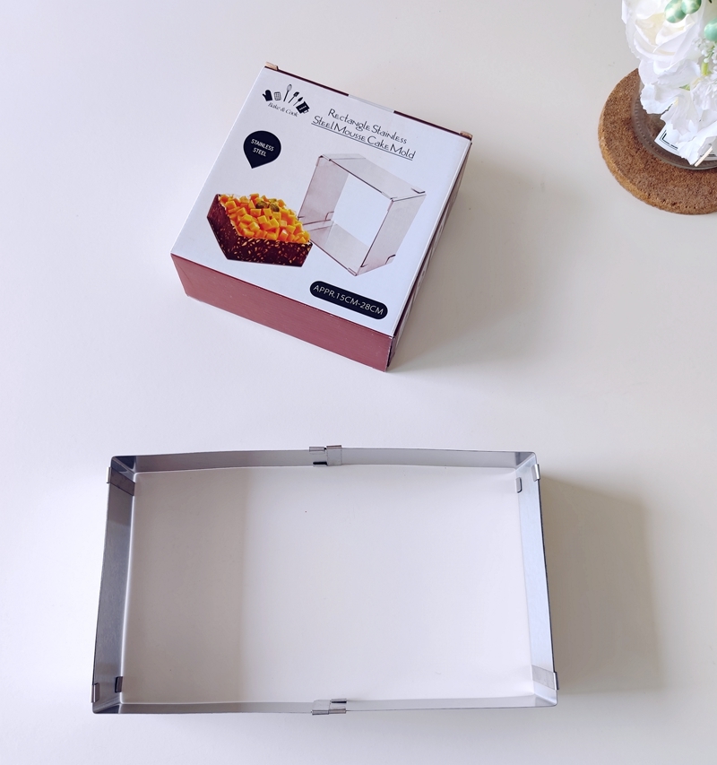 正方形不鏽鋼伸縮慕斯圈