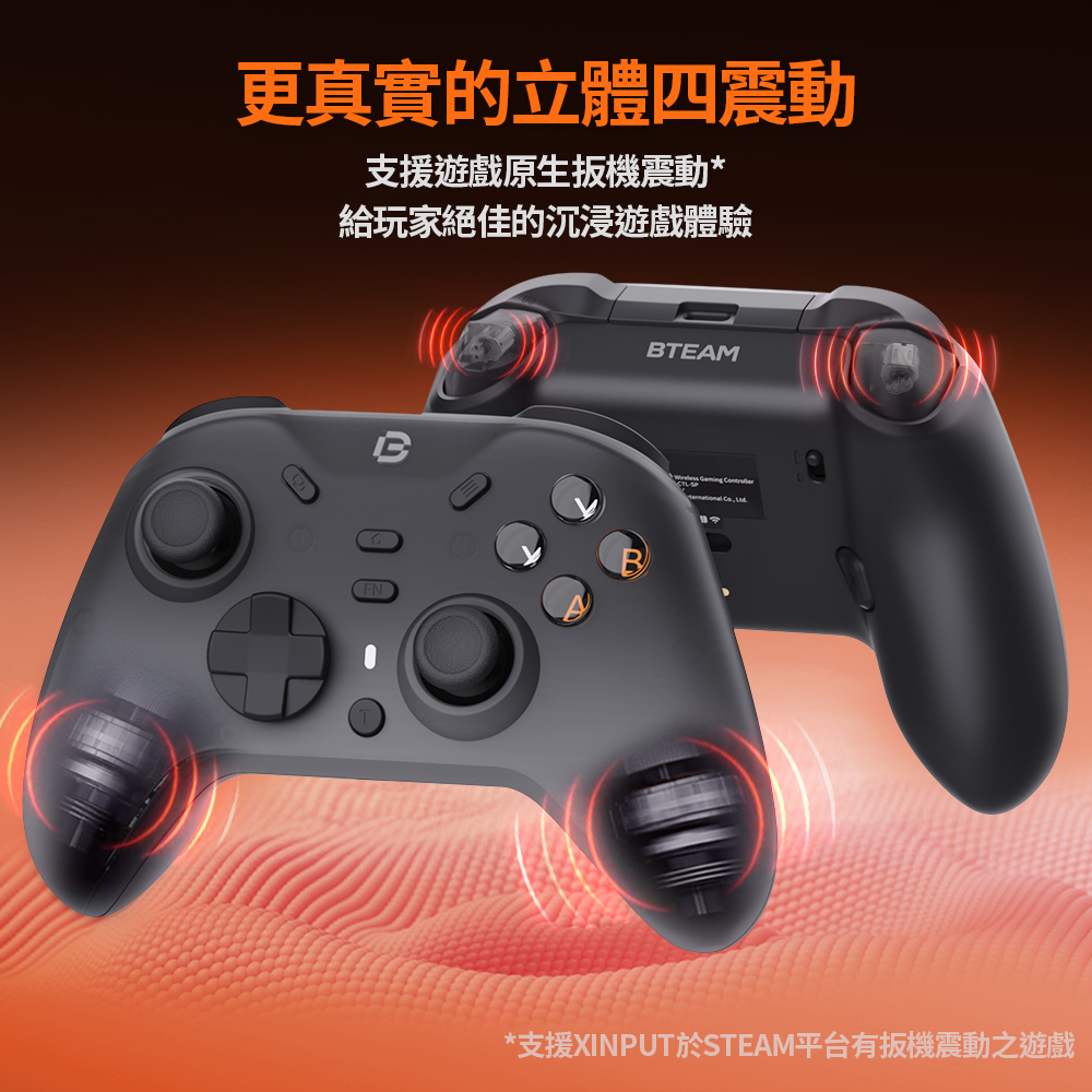 更真實的立體四震動