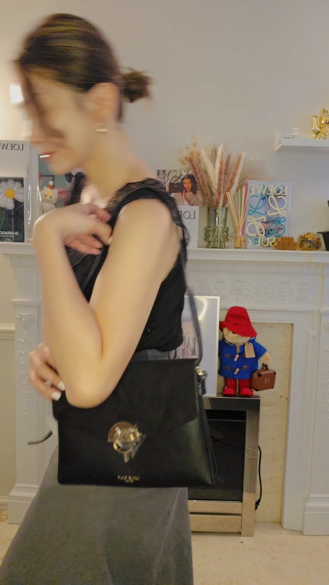 英國代購 (獨立訂單 LUELLA GREY Black bag