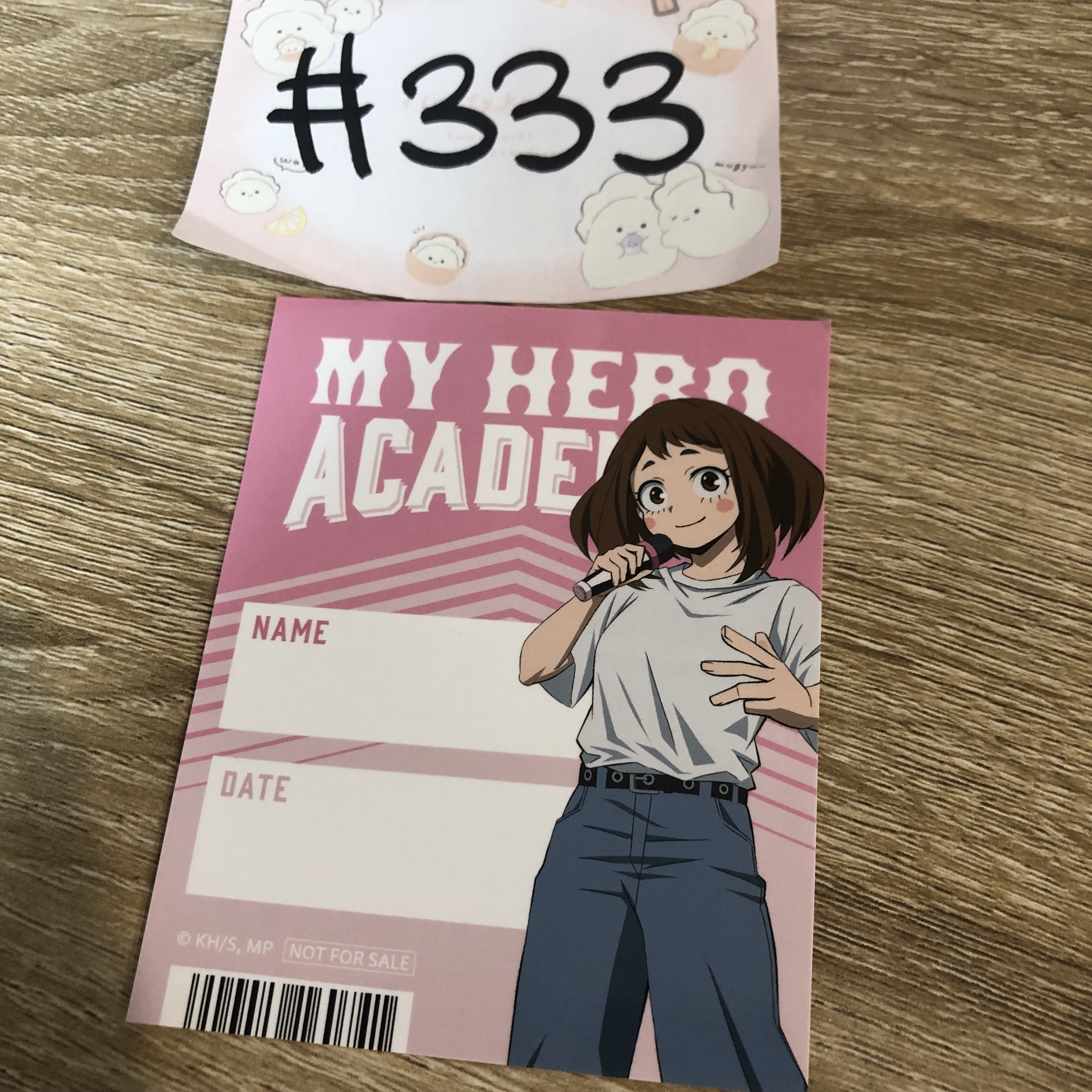 我的英雄學院   御茶子 貼紙#333