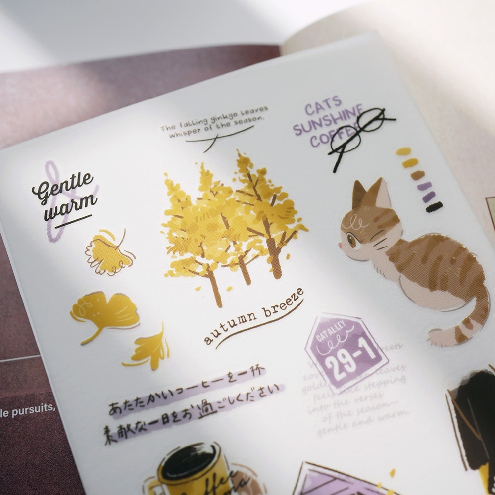 金色微風 2入轉印貼紙｜wwiinngg