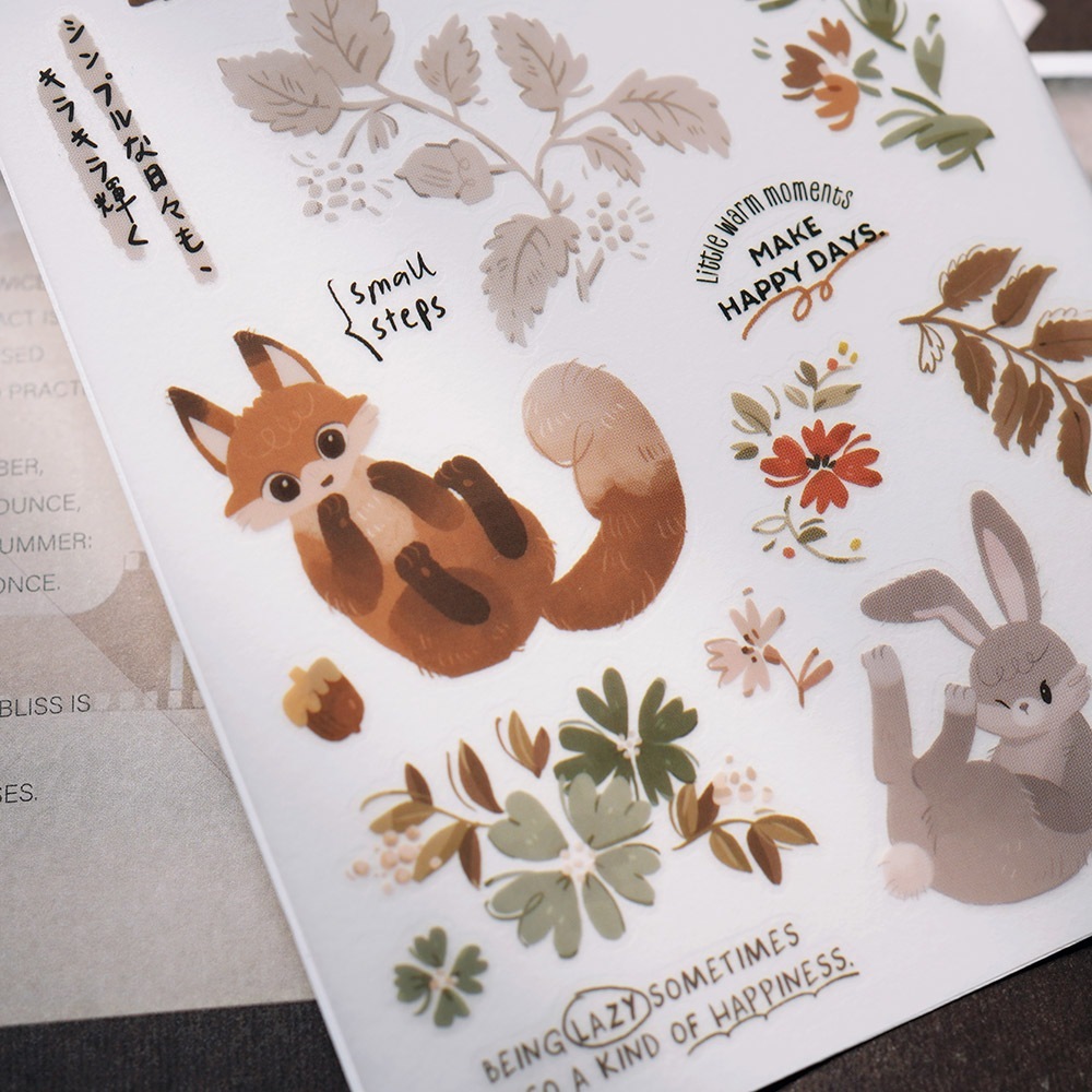 暖暖森林 2入轉印貼紙｜wwiinngg
