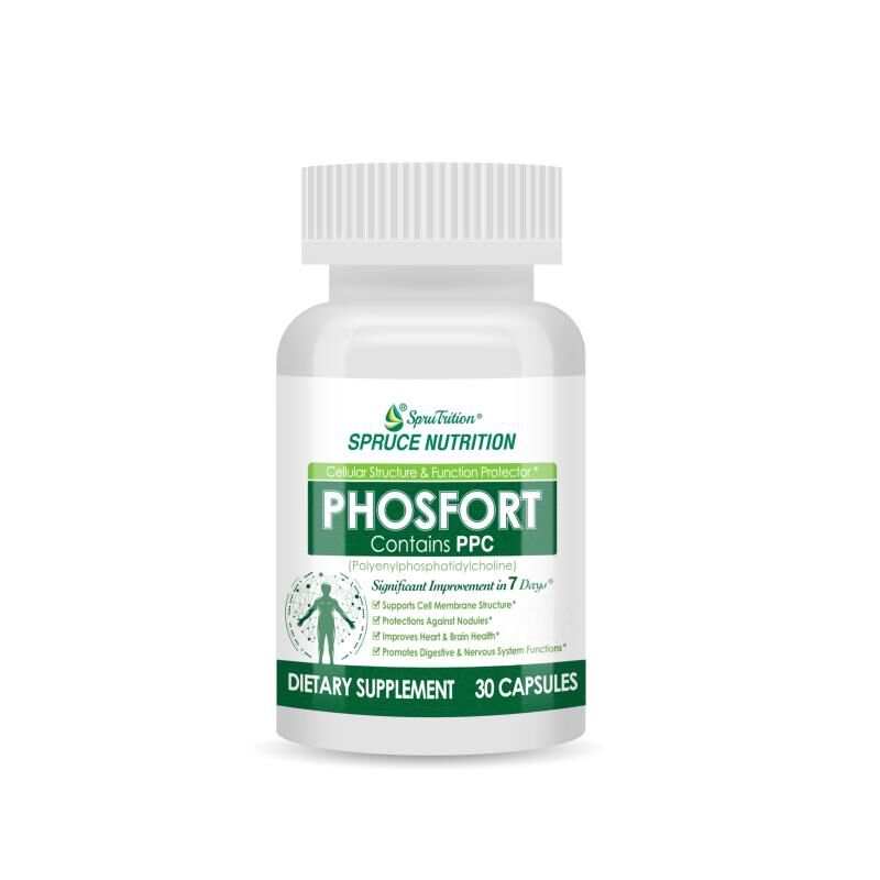 【 Spruce Nutrition 】新配方 小分子 PPC 結節通 五重配方｜PHOSFORT Contains PPC｜30 粒裝（美國原裝行貨）美國雲杉SPRUCE