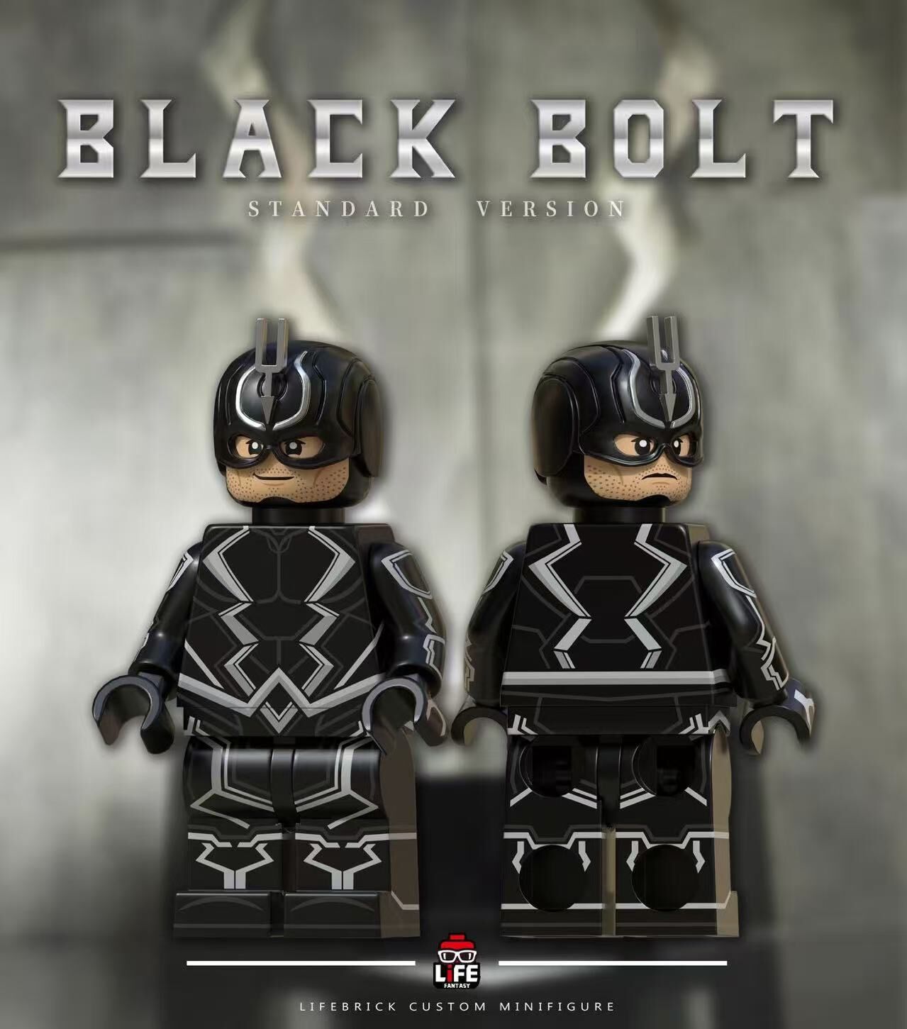 [Life Brick][Preorder] Black Bolt [PADprinted]