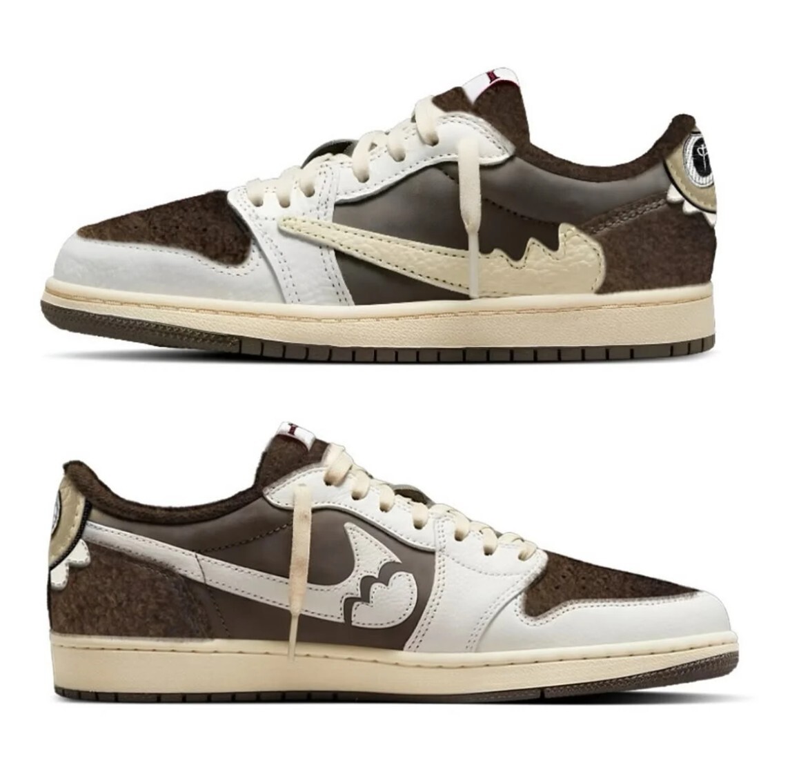 COLDSINS × Labubu × Travis Scott 三方聯名倒勾鞋