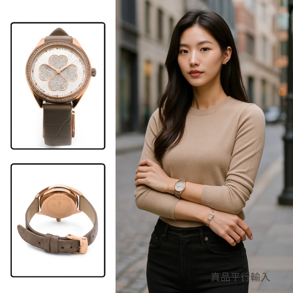 【預購】SWAROVSKI  Attract H090866 女裝四葉草手錶