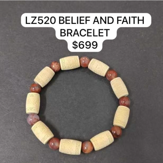 1 LZ520 BELIEF AND FAITH BRACELET