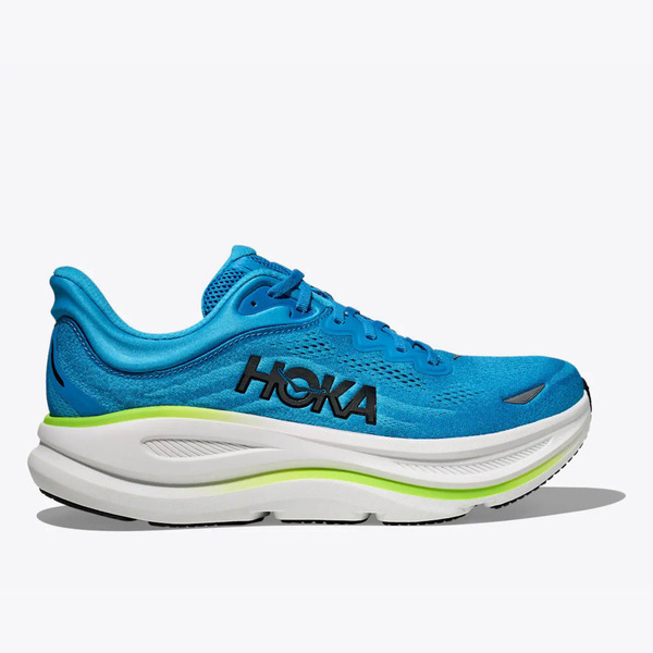 Hoka Bondi 9 Wide 1162013-SLHK 男 慢跑鞋 寬楦 跑鞋 路跑 緩震 舒適 藍