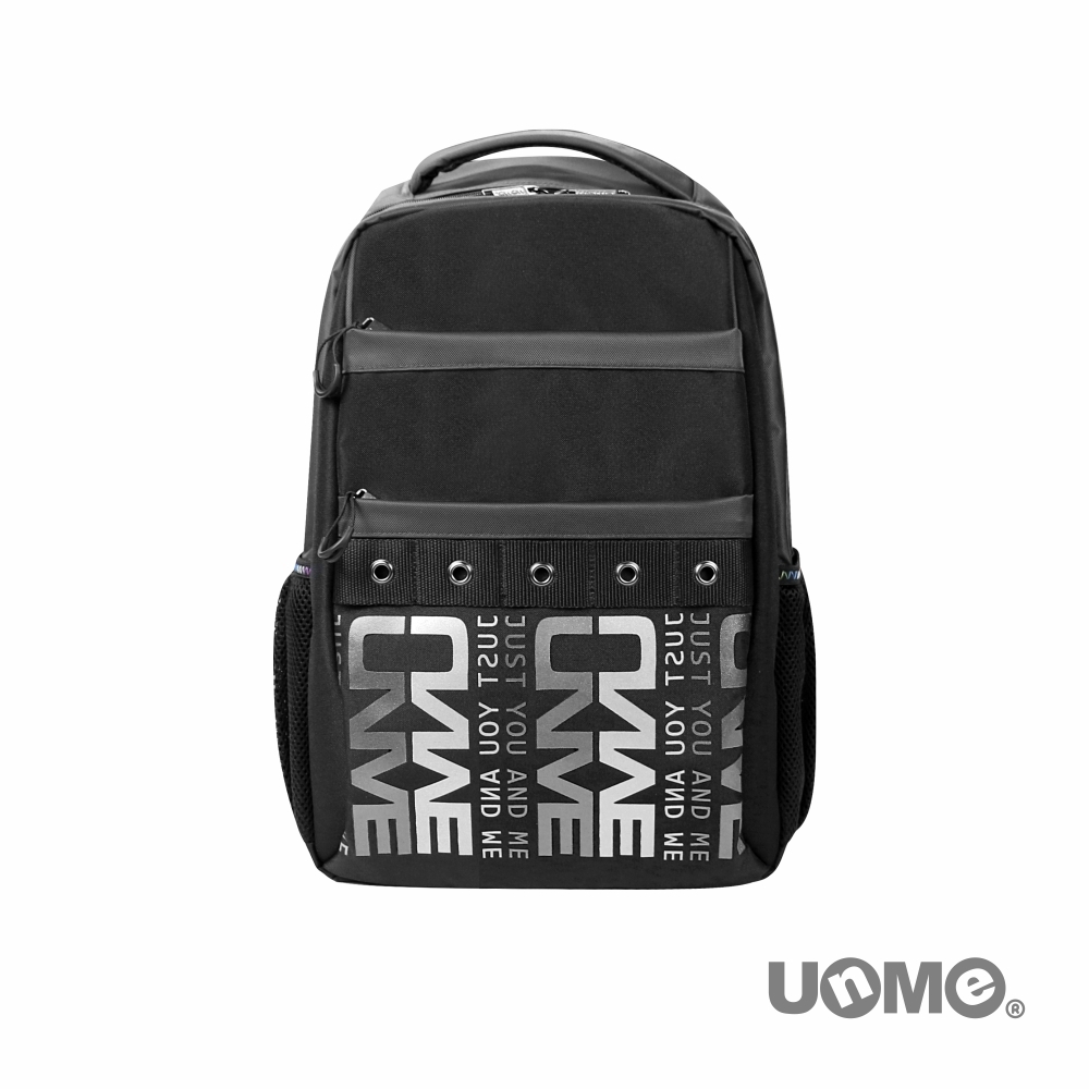 潮酷風格超輕量減壓機能背包L-灰黑(U3290)