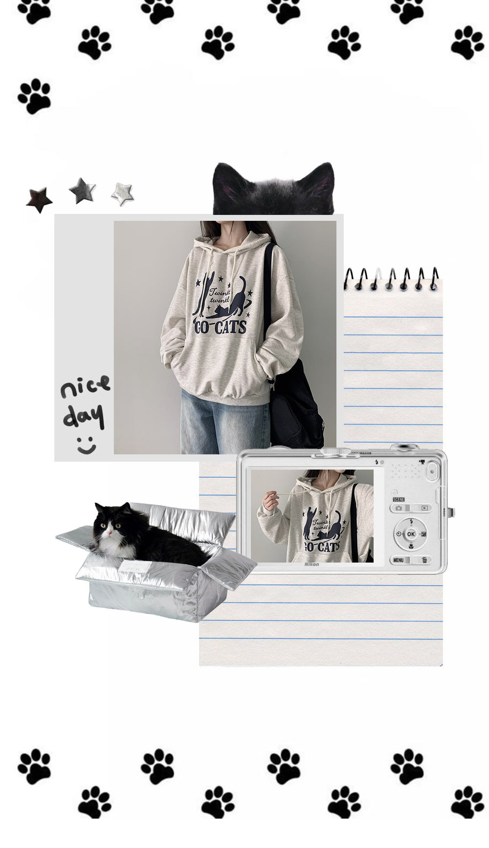 早秋預訂｜GO CATS HOODIE