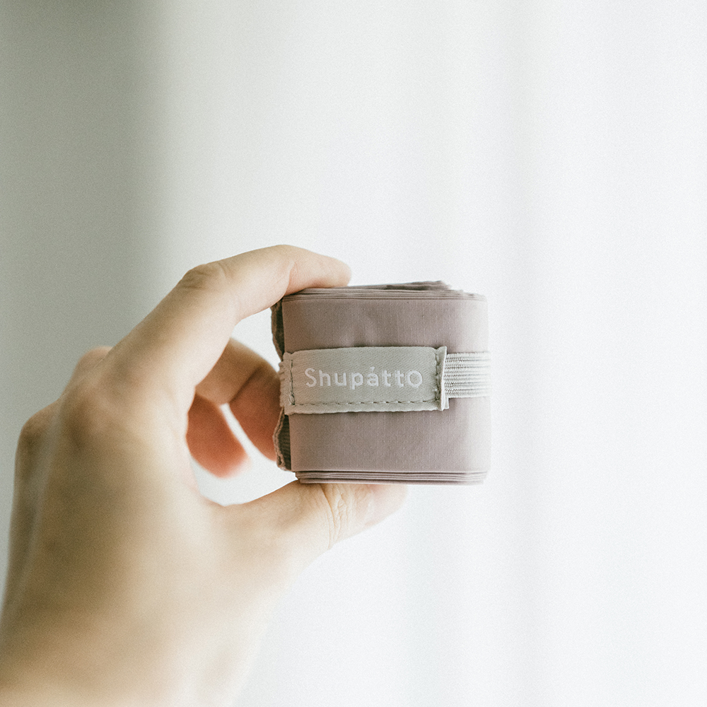 Shupatto 12L全新改版防潑水秒收折疊藕粉隨身極簡包