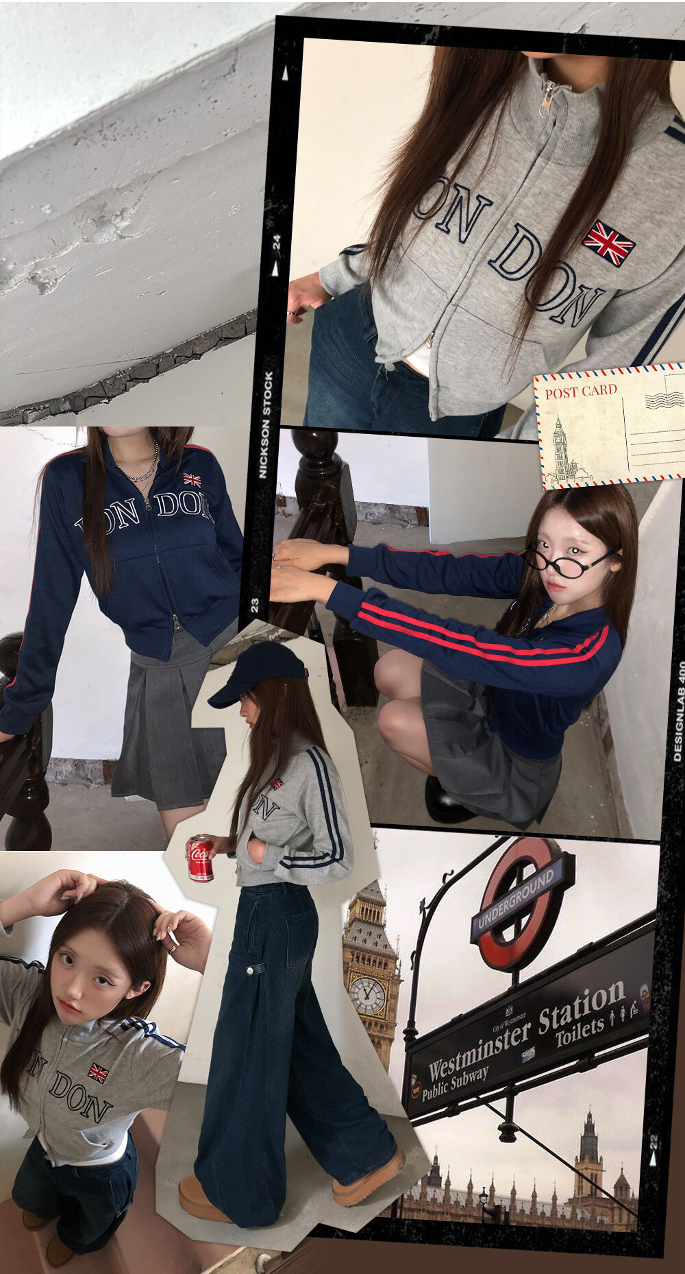 早秋預訂｜LONDON修身TWOWAY ZIPUP