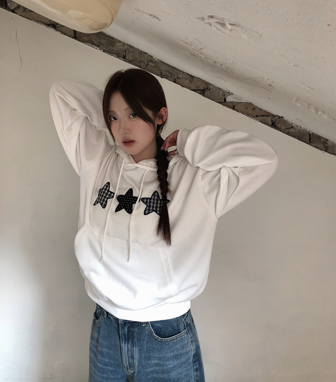 早秋預訂｜STARS PATCH HOODIE