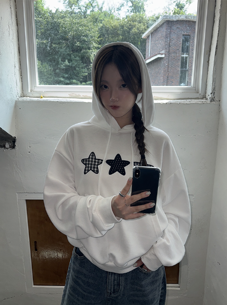 早秋預訂｜STARS PATCH HOODIE