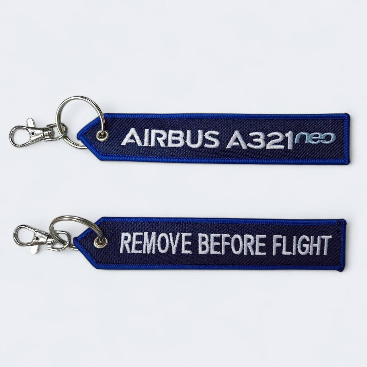 AIRBUS A321neo 深藍 飛行前拆除鑰匙圈