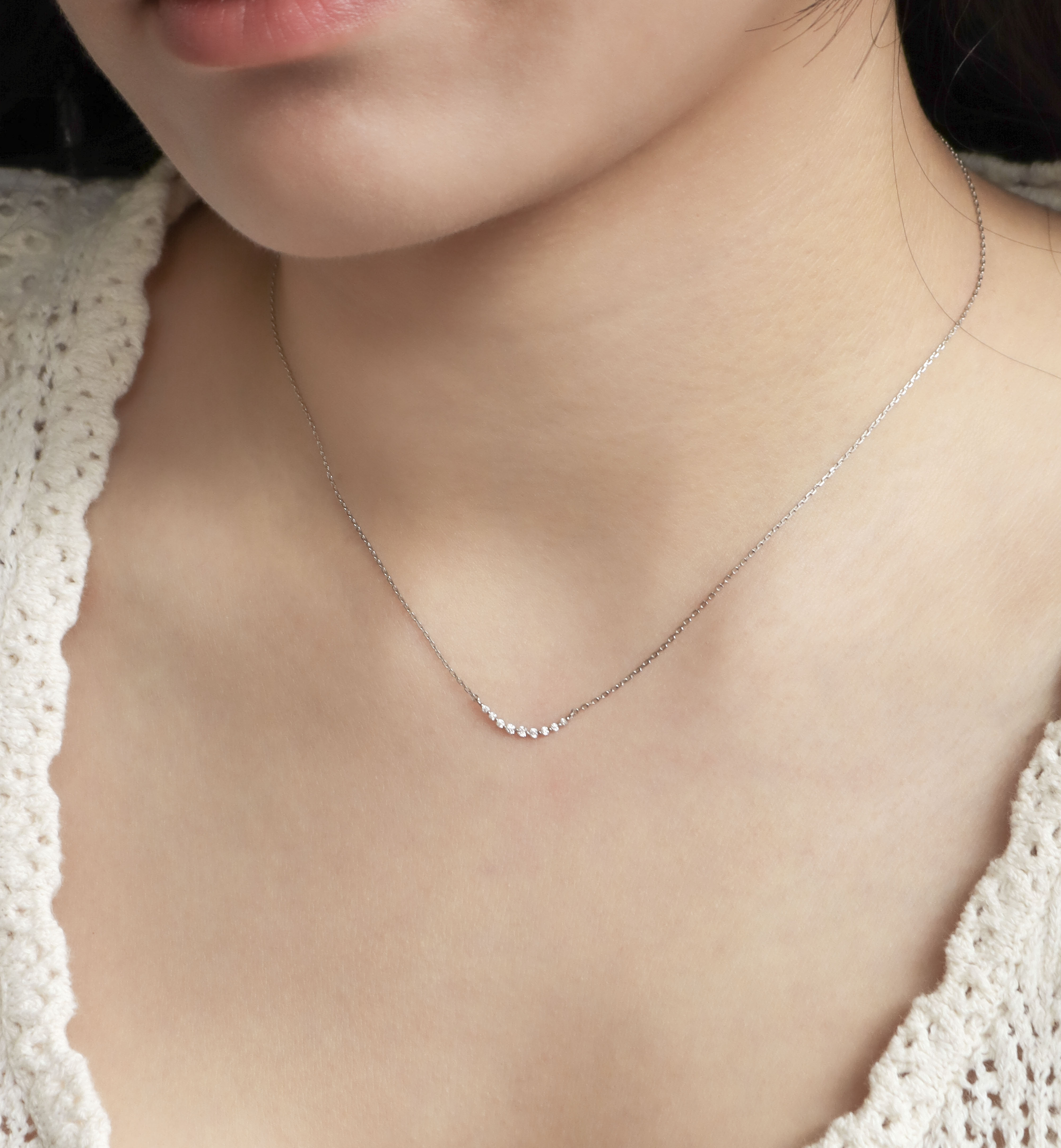 Silver/復刻經典款．女神微笑項鍊