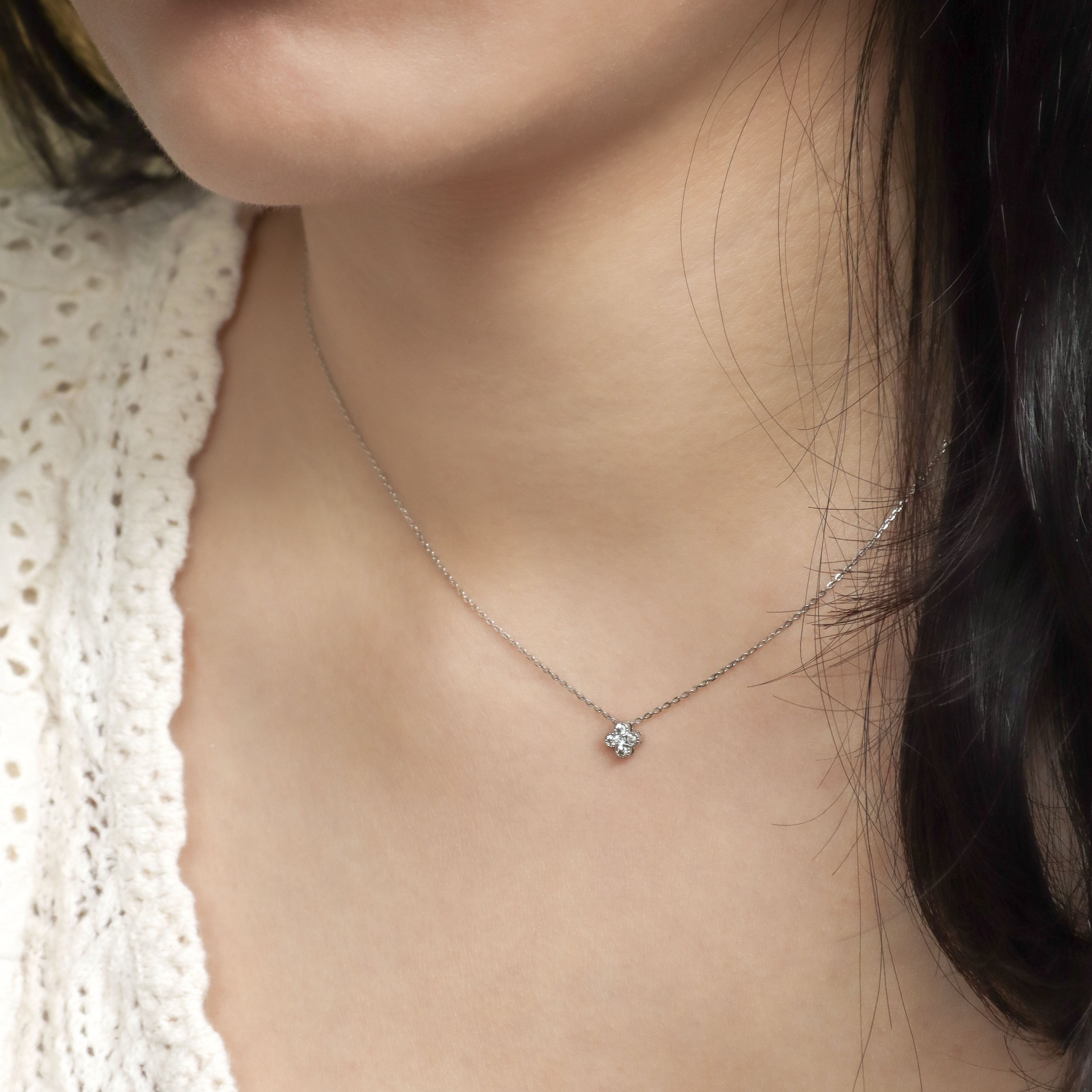 Silver/復刻經典款．小花項鍊