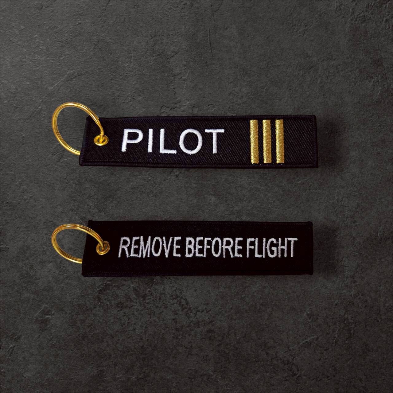 PILOT 機長三槓 飛行前拆除鑰匙圈