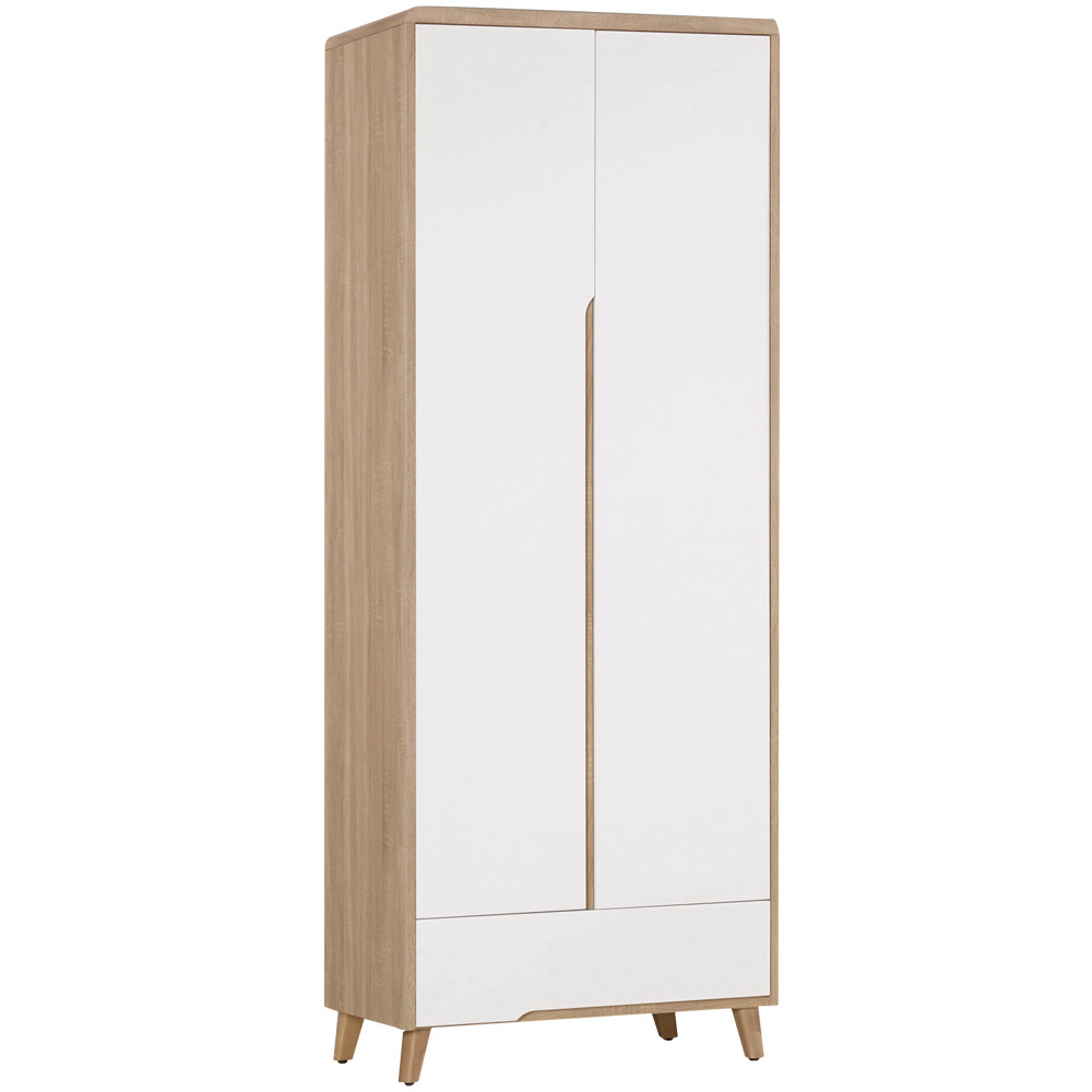 萊羅2.5尺二門一抽衣櫃