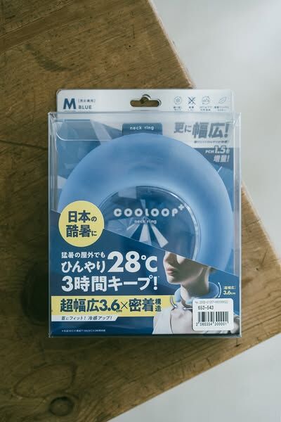 酷暑對策！COOLOOP 超有效3小時降溫冰涼感頸圈（冷感延長加強版唷～）