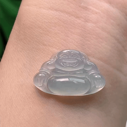 91334 翡翠冰種底色佛公