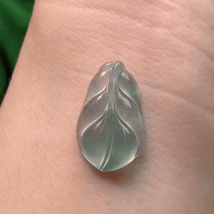 91335 翡翠冰種葉子