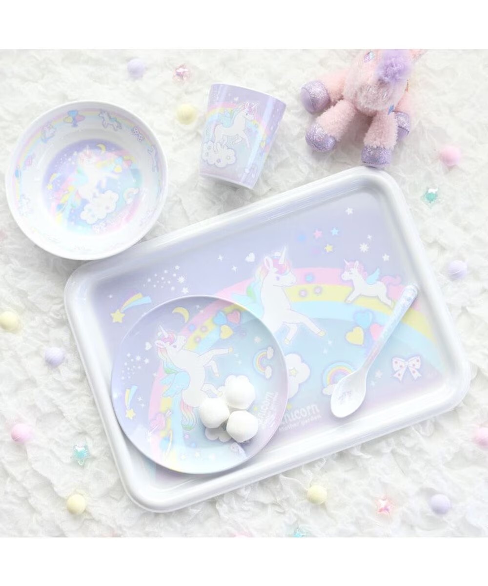 【Mother Garden】獨角獸 美耐皿餐盤 圓盤 《可用洗碗機》