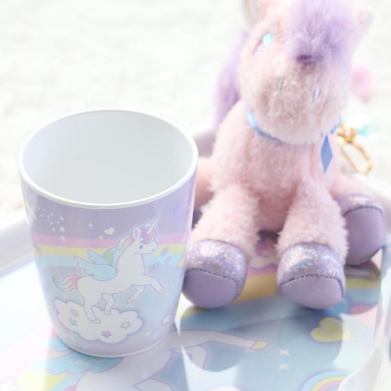 【Mother Garden】獨角獸杯 美耐皿水杯 (240mL)