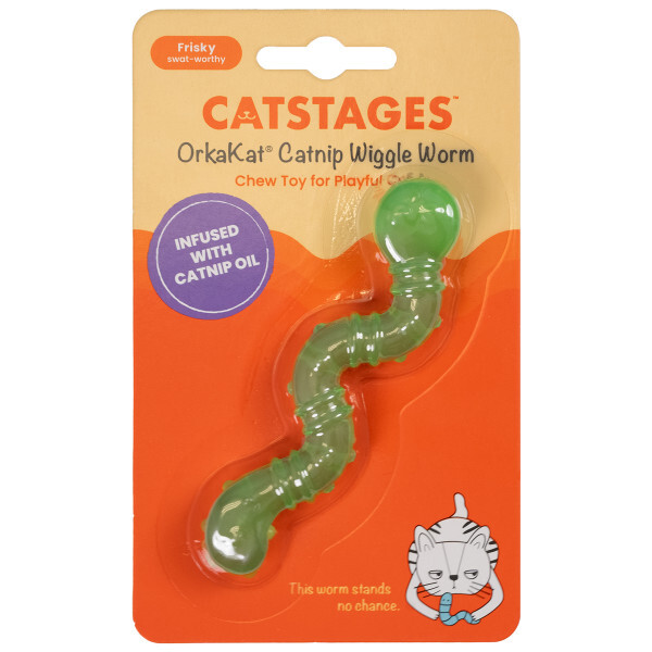 Petstages - 貓草味護齒蟲蟲玩具 (全貓種適合)
