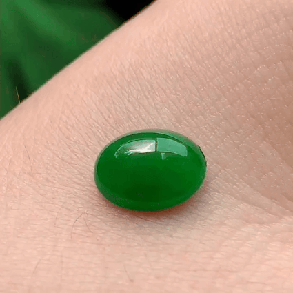 91340 翡翠陽綠蛋面