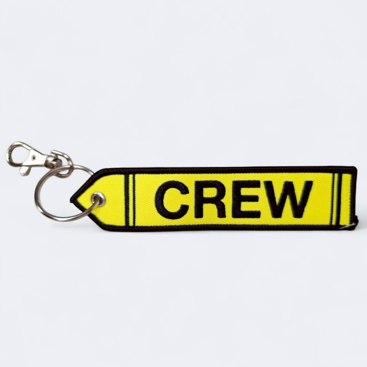 黃色(短款)CREW機組員 飛行前拆除鑰匙圈