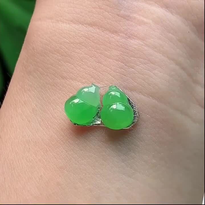 91345 翡翠冰綠葫蘆