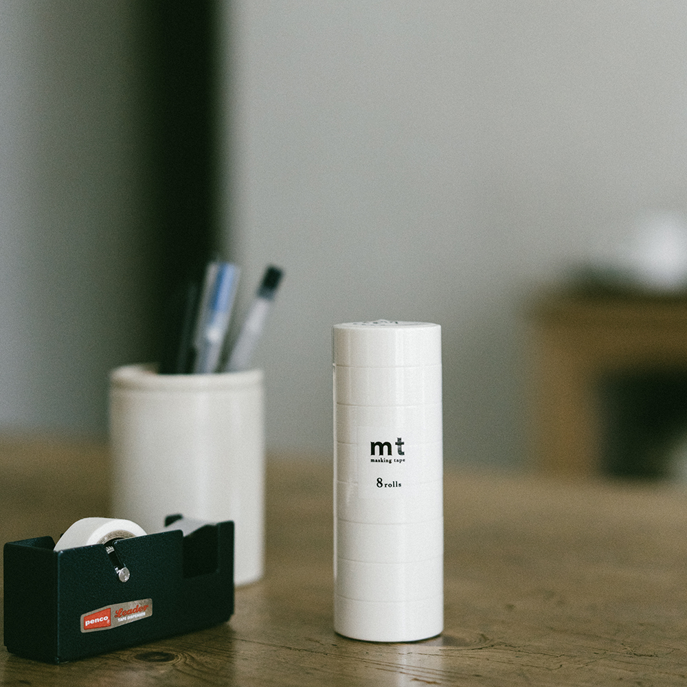 經典mt日本製超好寫霧面白和紙膠帶（8入組）
