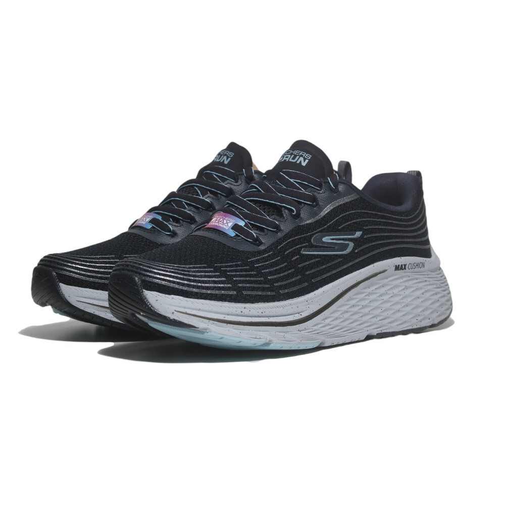 SKECHERS 慢跑鞋 MAX CUSHIONING ELITE 2.0 深藍 高緩震 輕量 女 129605NVSL