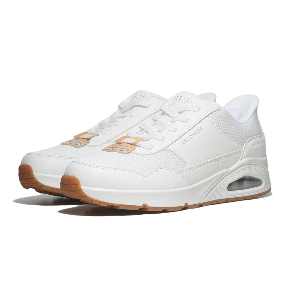 SKECHERS 休閒鞋 UNO BANKSIA 白 瞬穿 免鞋帶 男 183022WHT