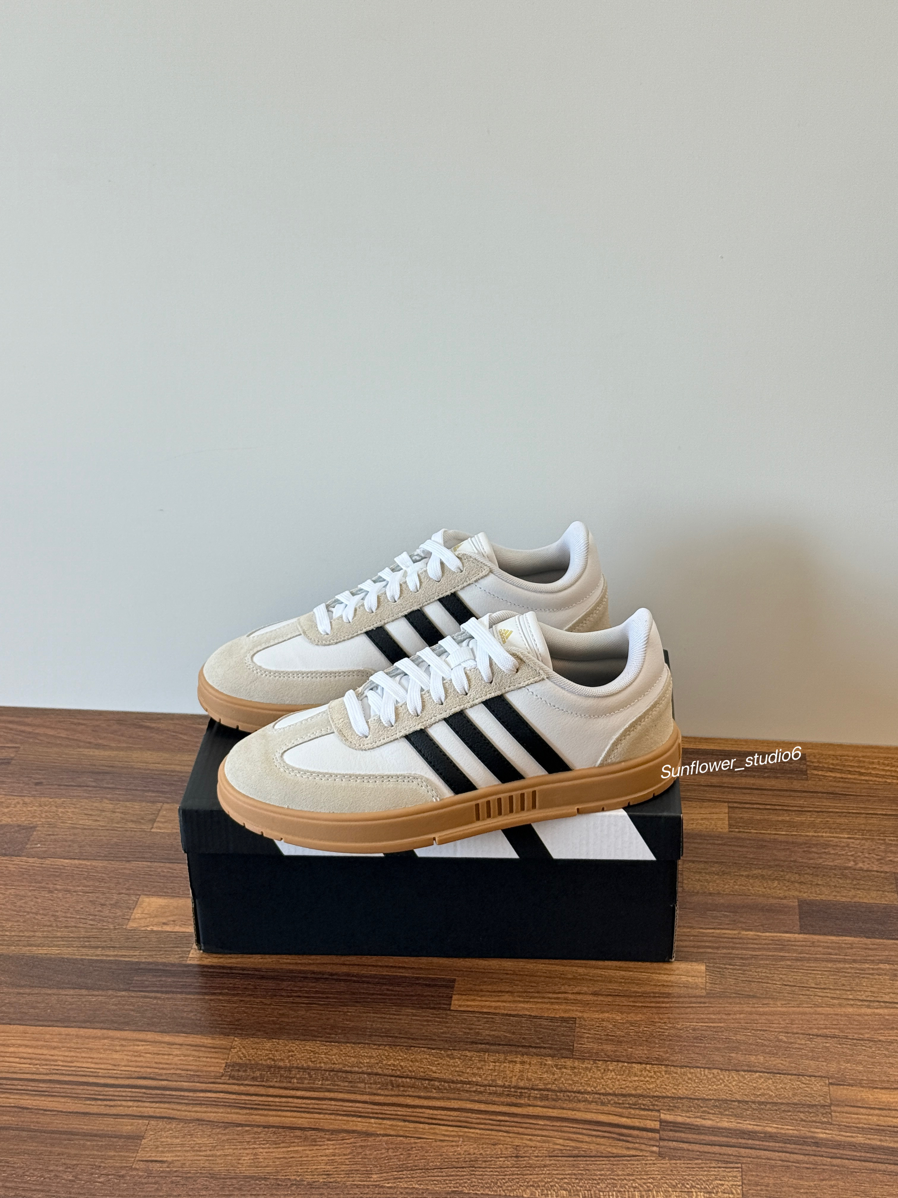 Adidas Gradas Low Trainers 白黑色 麂皮 復古 德訓鞋 IE9044/預購