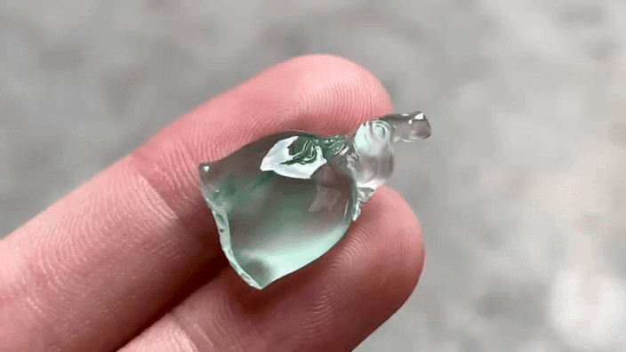 91550 翡翠玻璃鋼飄綠蓮蓬