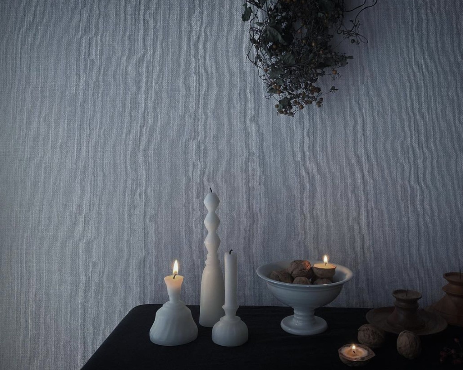 梅原亜希乃手工節慶蜂蠟蠟燭 - 節慶矮