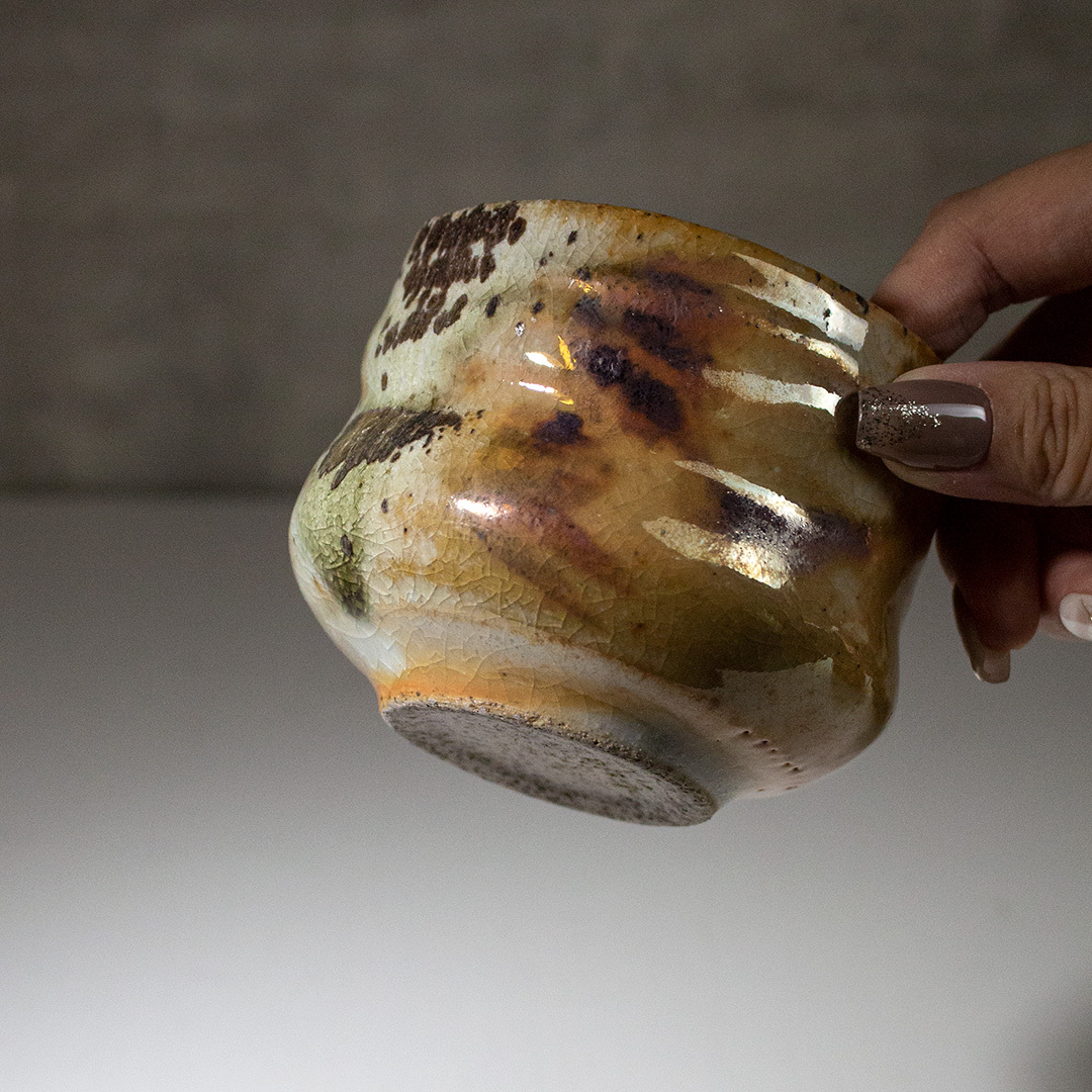 金凝斑墨柴燒主人杯H003CL