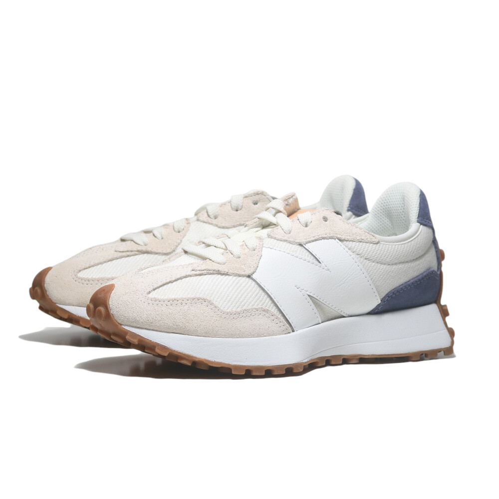 NEW BALANCE 休閒鞋 NB 327 米白藍 焦底 復古 女 WS327RD