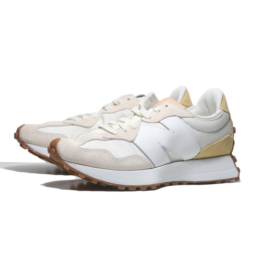 NEW BALANCE 休閒鞋 NB 327 米白黃 焦底 復古 女 WS327RE