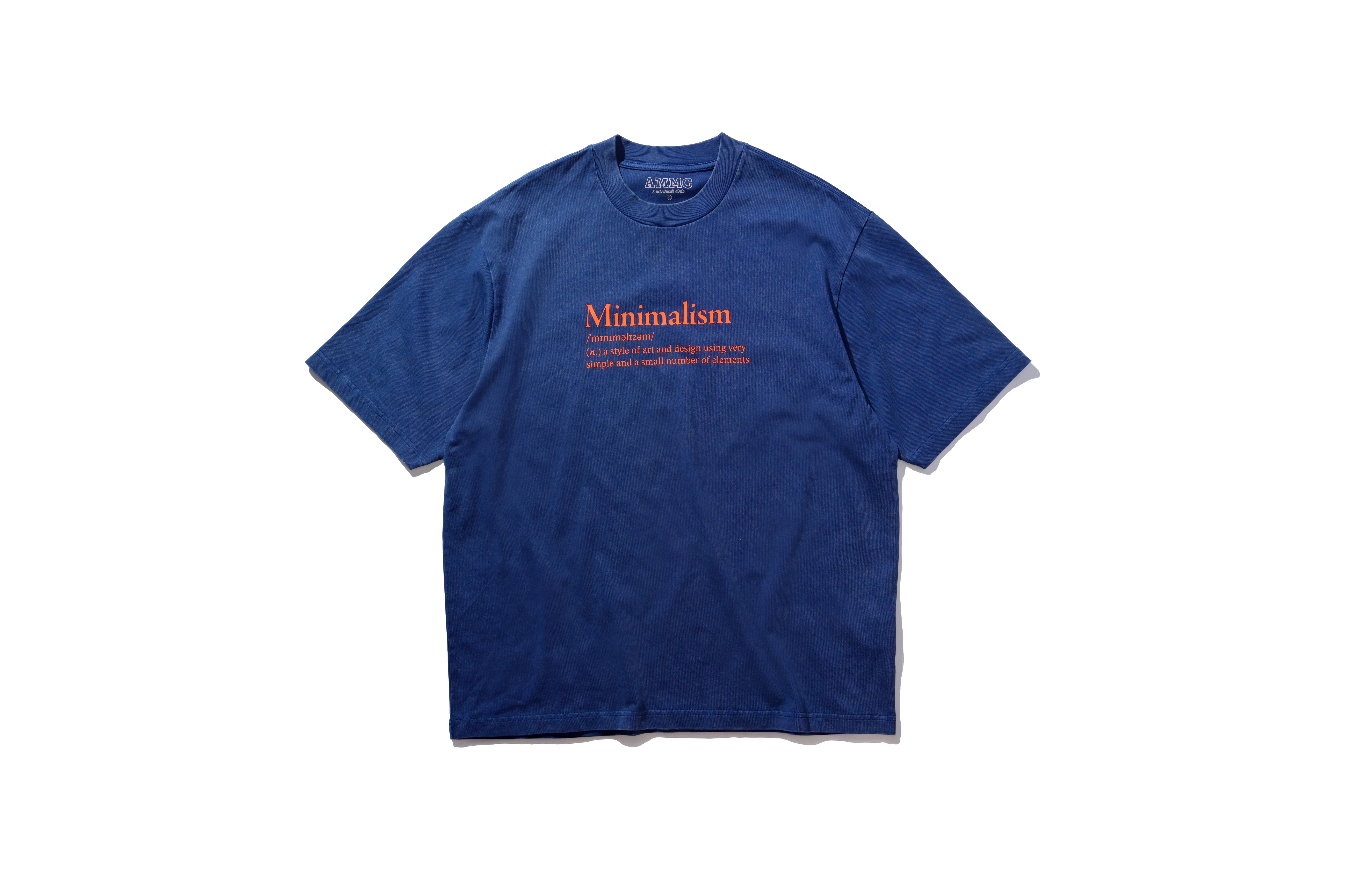 A MINIMAL CLUB WASHED T-SHIRT AM55TE11NB