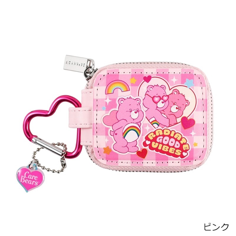 日本care bears愛心扣零錢包