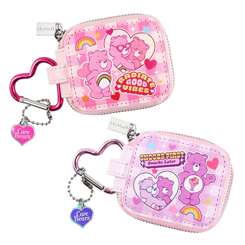 日本care bears愛心扣零錢包