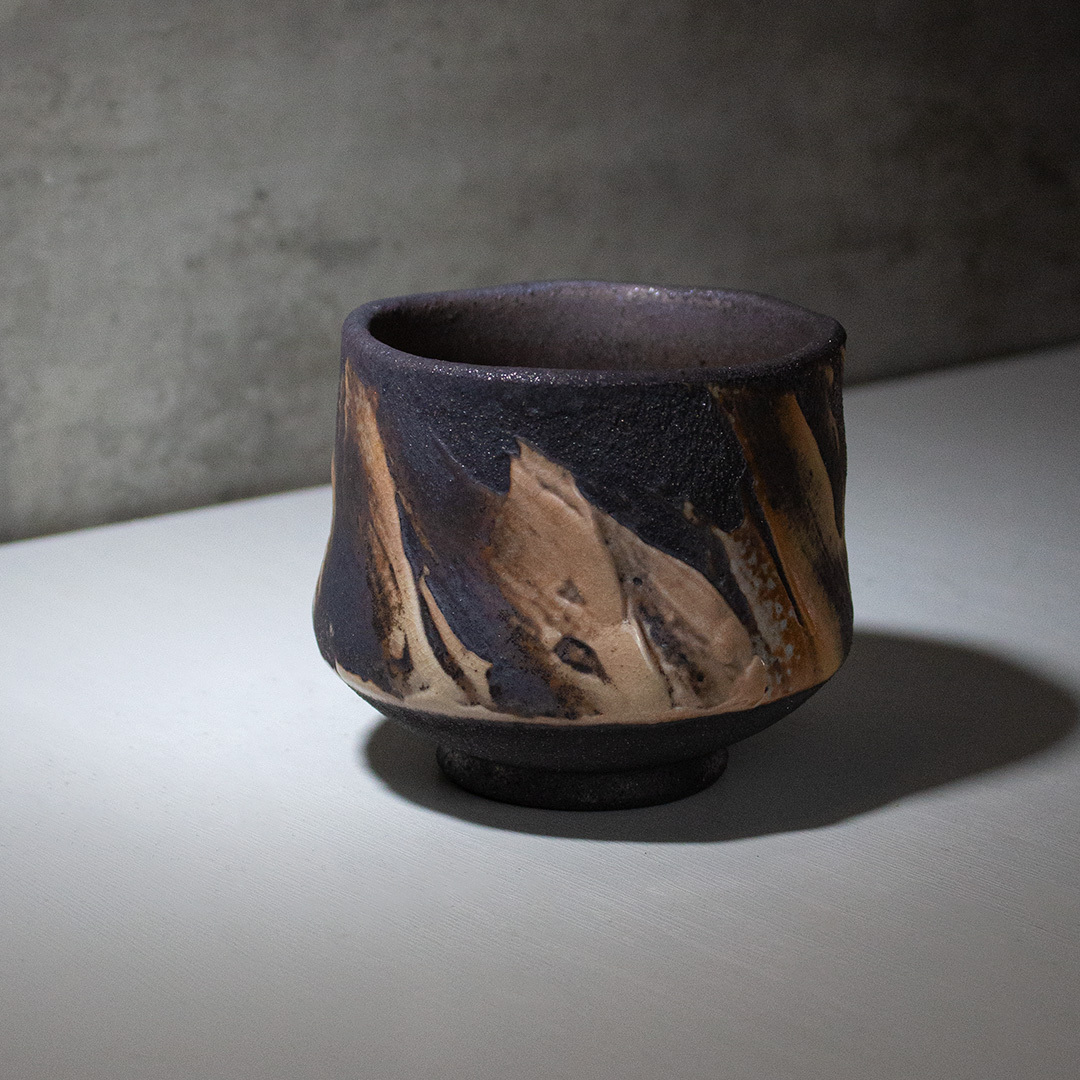 炎岩黑土柴燒主人杯H006CL