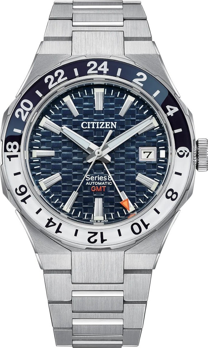 萬年鐘錶 - Citizen 星辰錶  Series 8   880系列  藍色面盤抗磁機械男錶 NB6034-58L 錶徑41MM