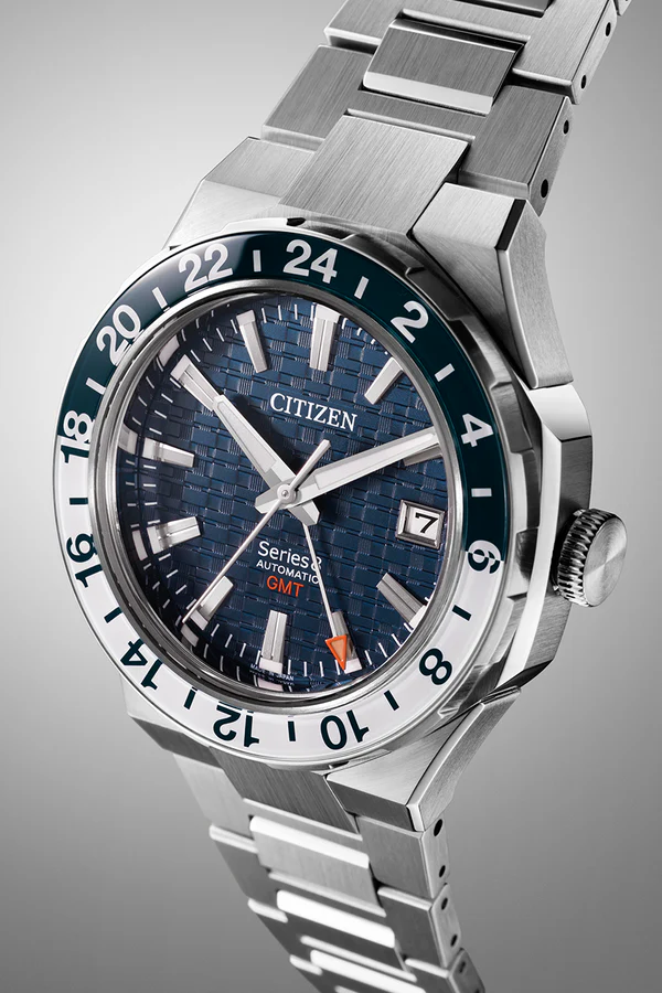 萬年鐘錶 - Citizen 星辰錶  Series 8   880系列  藍色面盤抗磁機械男錶 NB6034-58L 錶徑41MM